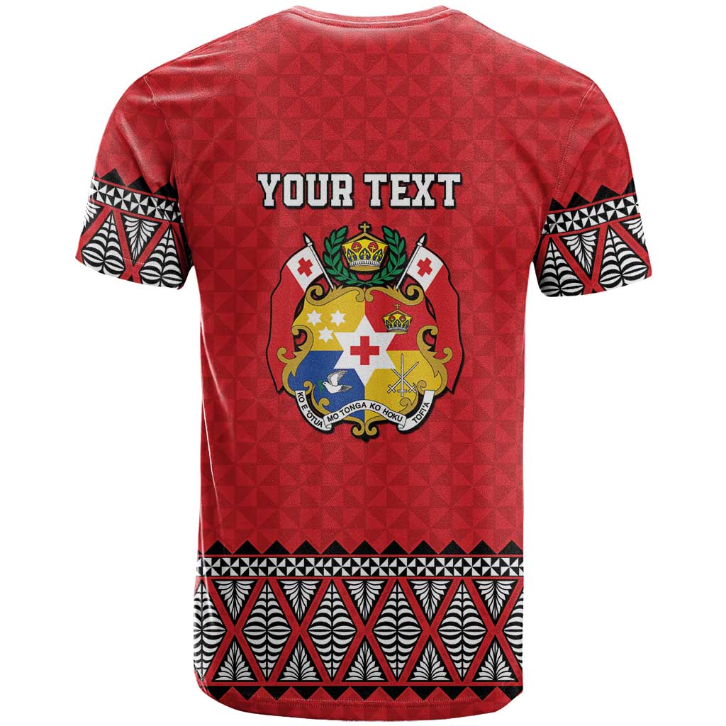 Tonga Heart Tribal Personalised T Shirt Polynesian Patterns