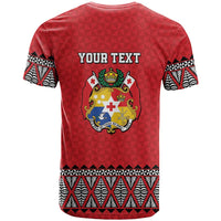 Tonga Heart Tribal Personalised T Shirt Polynesian Patterns