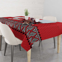 Tonga Heart Tribal Personalised Tablecloth Polynesian Patterns