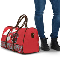 Tonga Heart Tribal Personalised Travel Bag Polynesian Patterns
