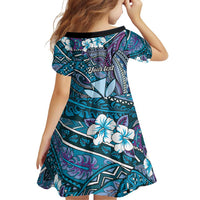 Personalised Hawaii Tribal Humpback Whale Family Matching Off Shoulder Maxi Dress and Hawaiian Shirt Polu Hibiscus Seamless Pattern LT9 - Polynesian Pride