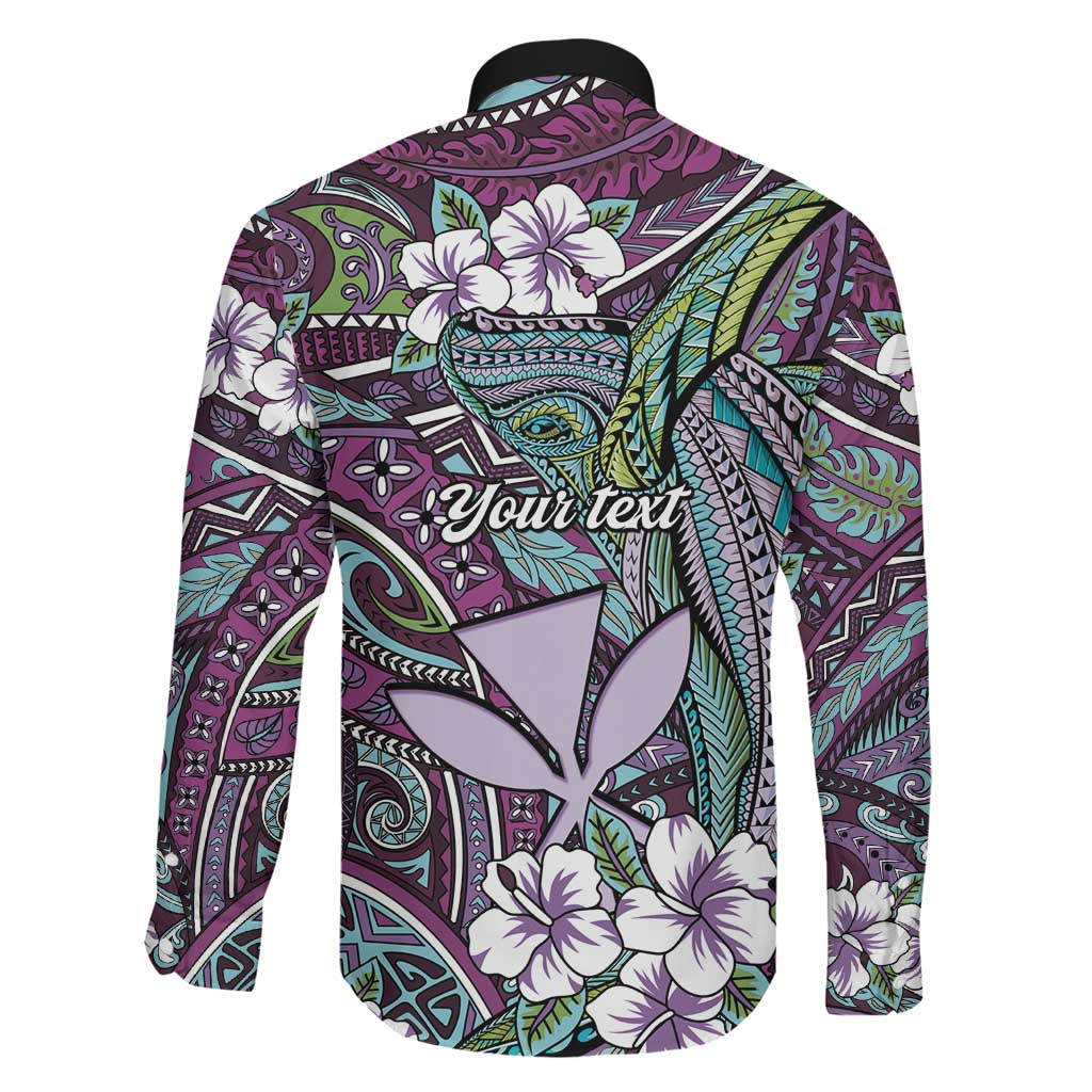 Personalised Hawaii Tribal Humpback Whale Family Matching Off Shoulder Maxi Dress and Hawaiian Shirt Poni Hibiscus Seamless Pattern LT9 - Polynesian Pride