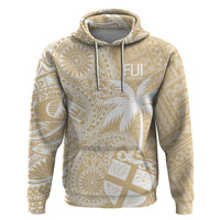 Custom Indo Fijians Hoodie Fiji ke Hindustani Polyneisan Paisley Beige Style LT9 Pullover Hoodie Beige - Polynesian Pride