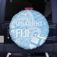 Custom Indo Fijians Spare Tire Cover Fiji ke Hindustani Polyneisan Paisley Blue Style LT9 - Polynesian Pride