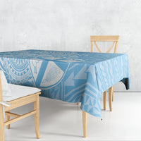 Custom Indo Fijians Tablecloth Fiji ke Hindustani Polyneisan Paisley Blue Style