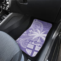 Custom Indo Fijians Car Mats Fiji ke Hindustani Polyneisan Paisley Purple Style LT9 - Polynesian Pride