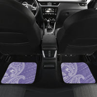 Custom Indo Fijians Car Mats Fiji ke Hindustani Polyneisan Paisley Purple Style LT9 Set 2pcs - Back Purple - Polynesian Pride