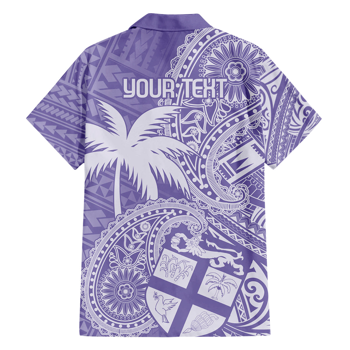 Custom Indo Fijians Family Matching Long Sleeve Bodycon Dress and Hawaiian Shirt Fiji ke Hindustani Polyneisan Paisley Purple Style LT9 - Polynesian Pride