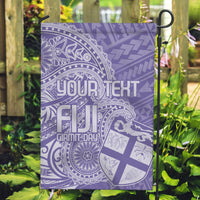 Custom Indo Fijians Garden Flag Fiji ke Hindustani Polyneisan Paisley Purple Style LT9 Garden Flag Purple - Polynesian Pride