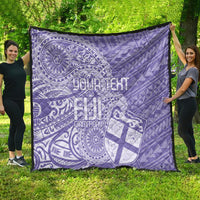 Custom Indo Fijians Quilt Fiji ke Hindustani Polyneisan Paisley Purple Style LT9 - Polynesian Pride