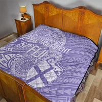 Custom Indo Fijians Quilt Fiji ke Hindustani Polyneisan Paisley Purple Style LT9 - Polynesian Pride