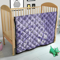 Custom Indo Fijians Quilt Fiji ke Hindustani Polyneisan Paisley Purple Style LT9 - Polynesian Pride