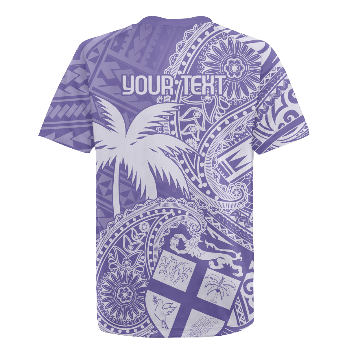 Custom Indo Fijians Rugby Jersey Fiji ke Hindustani Polyneisan Paisley Purple Style LT9 - Polynesian Pride