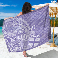Custom Indo Fijians Sarong Fiji ke Hindustani Polyneisan Paisley Purple Style LT9 One Size 44 x 66 inches Purple - Polynesian Pride