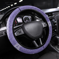 Indo Fijians Steering Wheel Cover Fiji ke Hindustani Polyneisan Paisley Purple Style LT9 Universal Fit Purple - Polynesian Pride