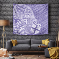 Custom Indo Fijians Tapestry Fiji ke Hindustani Polyneisan Paisley Purple Style LT9 - Polynesian Pride