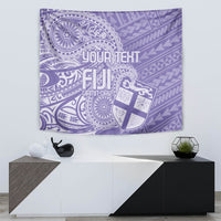 Custom Indo Fijians Tapestry Fiji ke Hindustani Polyneisan Paisley Purple Style LT9 - Polynesian Pride