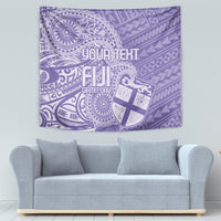 Custom Indo Fijians Tapestry Fiji ke Hindustani Polyneisan Paisley Purple Style LT9 - Polynesian Pride