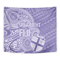 Custom Indo Fijians Tapestry Fiji ke Hindustani Polyneisan Paisley Purple Style LT9 - Polynesian Pride
