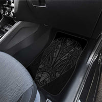 Queensland Maori Rugby Nga Hau e Wha Car Mats Black Motif LT9 - Polynesian Pride