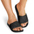 Queensland Maori Rugby Nga Hau e Wha Slide Sandals Black Motif - Polynesian Pride