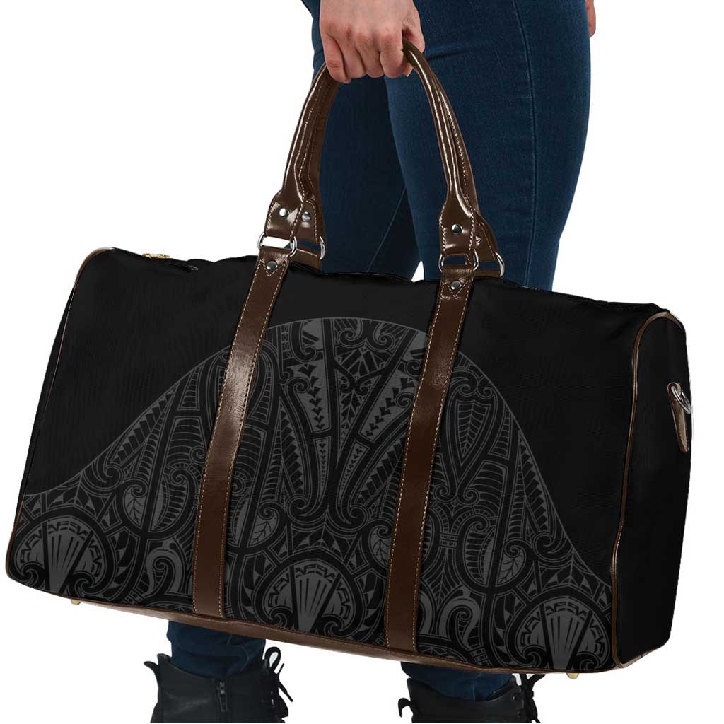 Queensland Maori Rugby Nga Hau e Wha Travel Bag Black Motif - Polynesian Pride