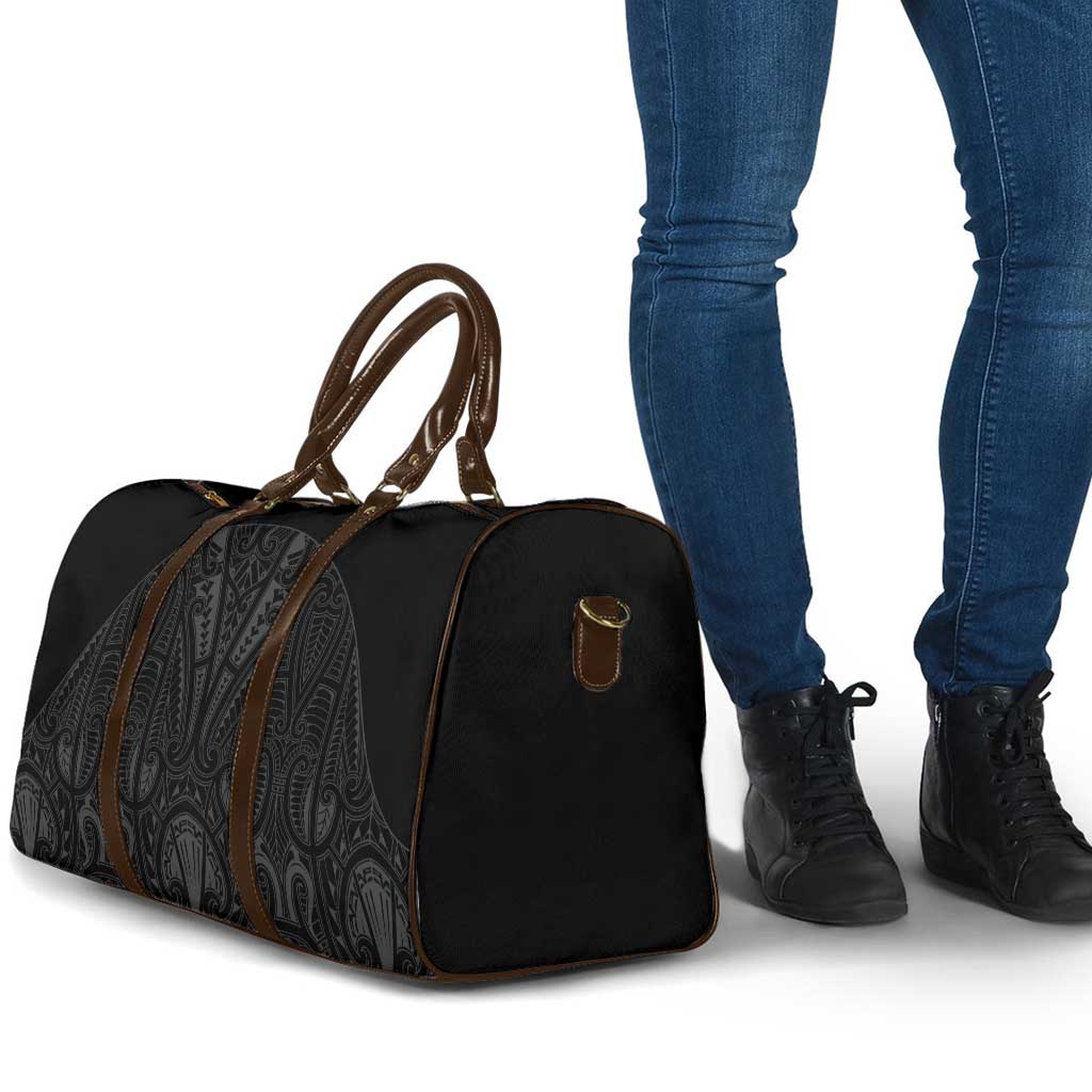 Queensland Maori Rugby Nga Hau e Wha Travel Bag Black Motif - Polynesian Pride
