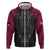 Queensland Maori Rugby Nga Hau e Wha Hoodie Maroon Motif