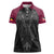 Queensland Maori Rugby Nga Hau e Wha Women Polo Shirt Maroon Motif