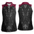 Queensland Maori Rugby Nga Hau e Wha Women Sleeveless Polo Shirt Maroon Motif