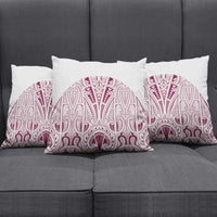 Queensland Maori Rugby Nga Hau e Wha Pillow Cover White Motif - Polynesian Pride