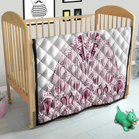 Queensland Maori Rugby Nga Hau e Wha Quilt White Motif