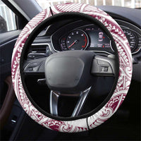 Queensland Maori Rugby Nga Hau e Wha Steering Wheel Cover White Motif