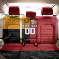 Custom British Lions-AUNZ Back Car Seat Cover Australia-New Zealand Indigenous Motif LT9 - Polynesian Pride