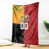 Custom British Lions-AUNZ Blanket Australia-New Zealand Indigenous Motif