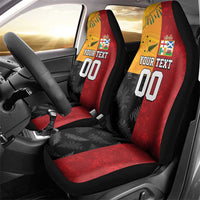 Custom British Lions-AUNZ Car Seat Cover Australia-New Zealand Indigenous Motif LT9 - Polynesian Pride