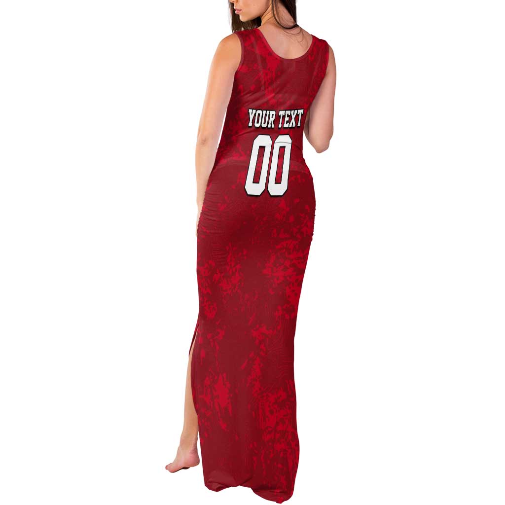 Custom British Lions-AUNZ Tank Maxi Dress Australia-New Zealand Indigenous Motif LT9 - Polynesian Pride