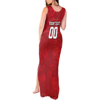Custom British Lions-AUNZ Tank Maxi Dress Australia-New Zealand Indigenous Motif LT9 - Polynesian Pride