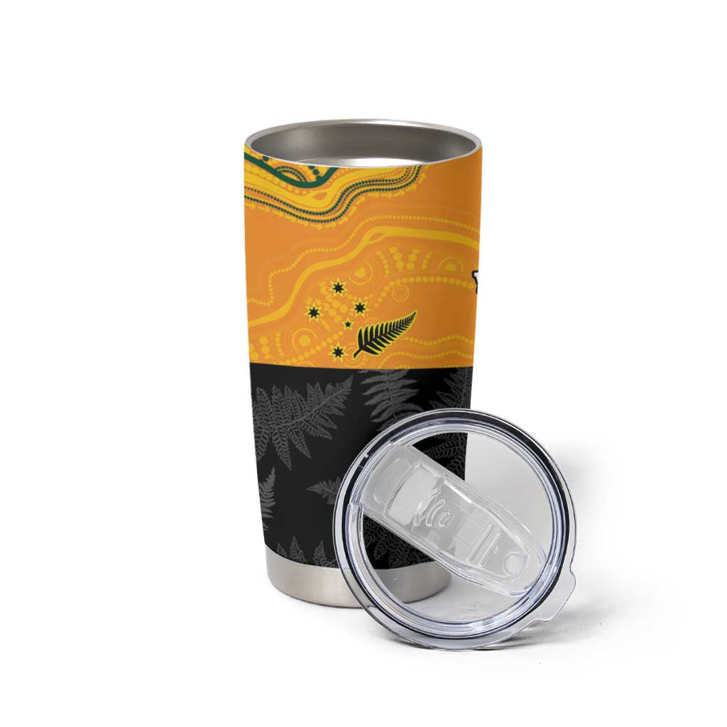 Custom British Lions-AUNZ Tumbler Cup Australia-New Zealand Indigenous Motif LT9 - Polynesian Pride