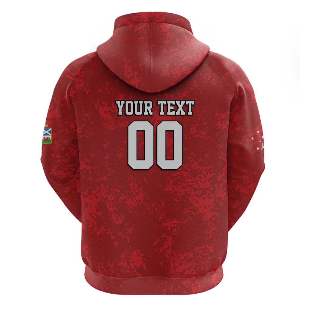 Custom British Lions-AUNZ Zip Hoodie Australia-New Zealand Indigenous Motif LT9 - Polynesian Pride