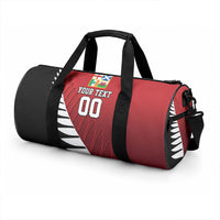 Custom British Lions New Zealand Duffle Bag Half Black Fern LT9 - Polynesian Pride