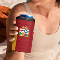 Custom British Lions New Zealand 4 in 1 Can Cooler Tumbler Sporty Style LT9 - Polynesian Pride