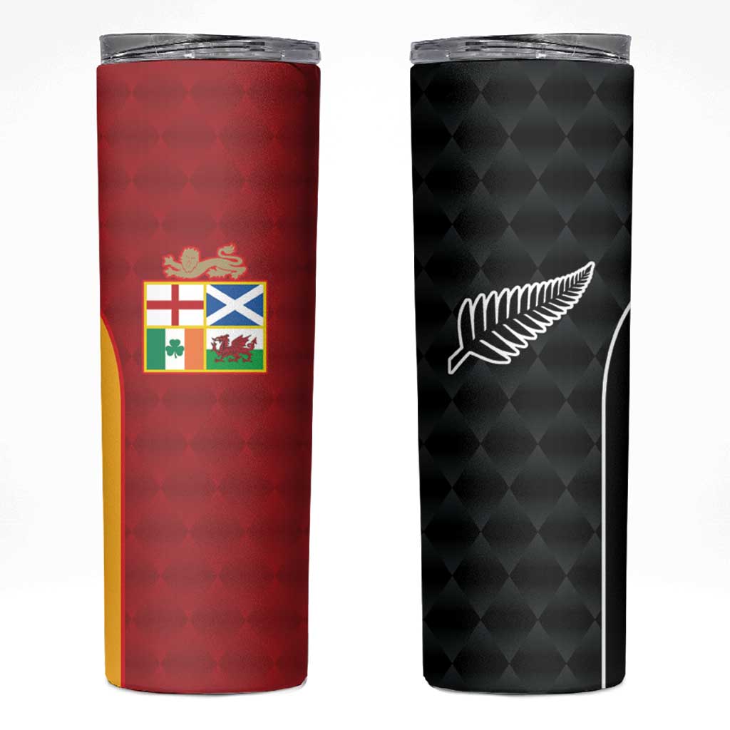 Custom British Lions New Zealand Skinny Tumbler Sporty Style
