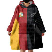Custom British Lions New Zealand Wearable Blanket Hoodie Sporty Style LT9 - Polynesian Pride