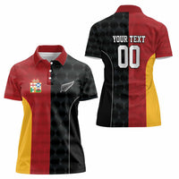 Custom British Lions New Zealand Women Polo Shirt Sporty Style LT9 - Polynesian Pride