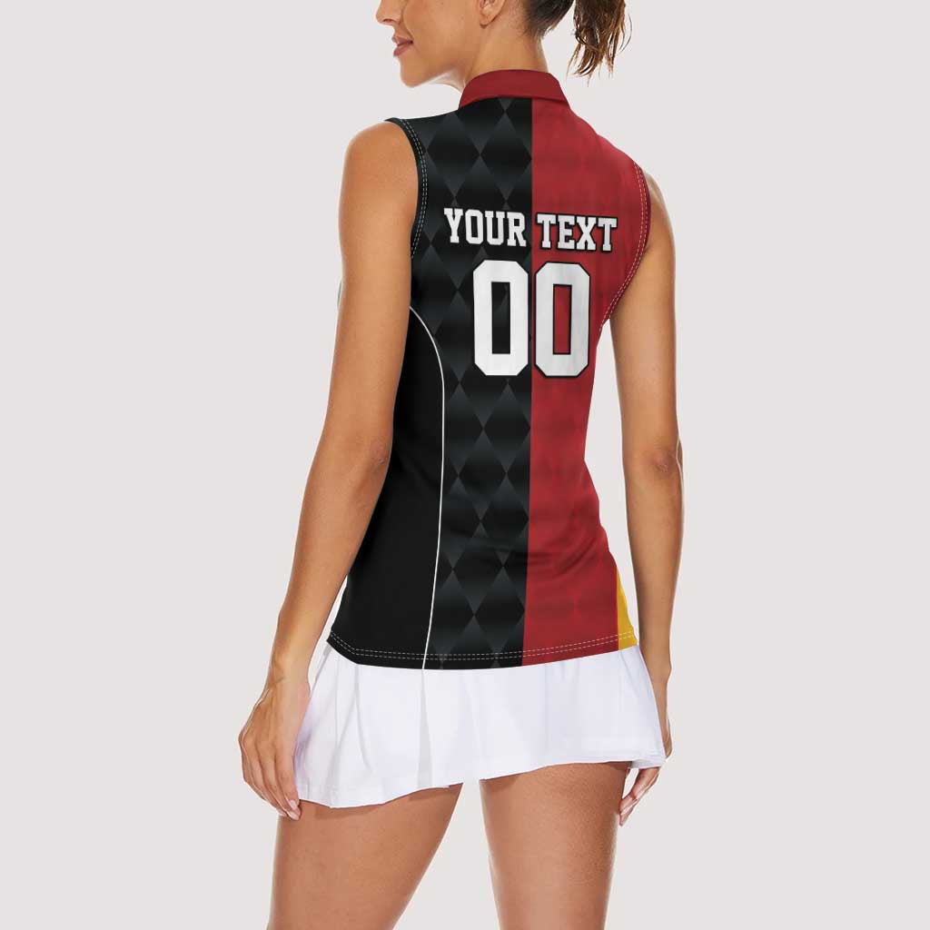 Custom British Lions New Zealand Women Sleeveless Polo Shirt Sporty Style LT9 - Polynesian Pride