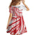 Know Your Status Red Ribbon Personalised Kid Short Sleeve Dress Polynesian AIDS Awareness