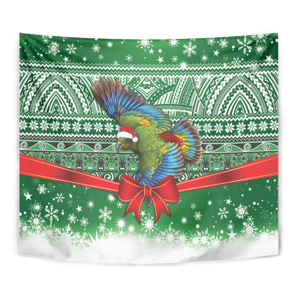 New Zealand Kea Bird Christmas Tapestry Maori Inspired Knitted Patterns LT9 - Polynesian Pride