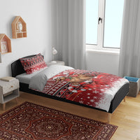 New Zealand Kiwi Bird Christmas Bedding Set Maori Inspired Knitted Patterns LT9 - Polynesian Pride