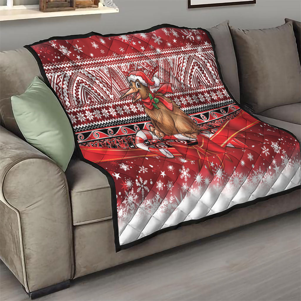 New Zealand Kiwi Bird Christmas Quilt Maori Inspired Knitted Patterns LT9 - Polynesian Pride